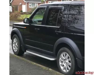 Spec-D Aluminum Side Step Rail Nerf Bars Running Boards Land Rover Discovery LR3 | LR4 2005-2014 - SSBOE-DCY305-NB