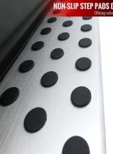 Spec-D Black Coated Silver Aluminum Side Step Rail Nerf Barss/Running Boards Mercedes Benz W164 ML-Class 2006-2011                                     - SSBOE-W16406-LN - Image 2