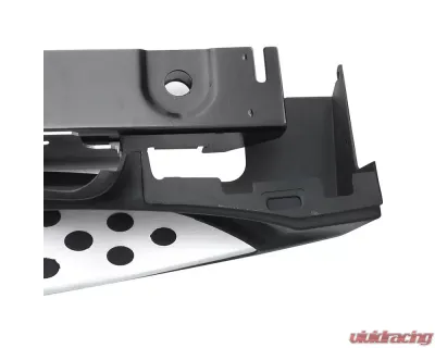 Spec-D Black Coated Silver Aluminum Side Step Rail Nerf Barss/Running Boards Mercedes Benz W164 ML-Class 2006-2011 - SSBOE-W16406-LN