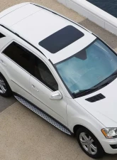 Spec-D Black Coated Silver Aluminum Side Step Rail Nerf Barss/Running Boards Mercedes Benz W164 ML-Class 2006-2011                                     - SSBOE-W16406-LN - Image 10