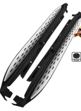Spec-D Black Coated Silver Aluminum Side Step Rail Nerf Barss/Running Boards Mercedes Benz W166 GLE |  ML-Class 2012-2019                                     - SSBOE-W16612-LN - Image 15