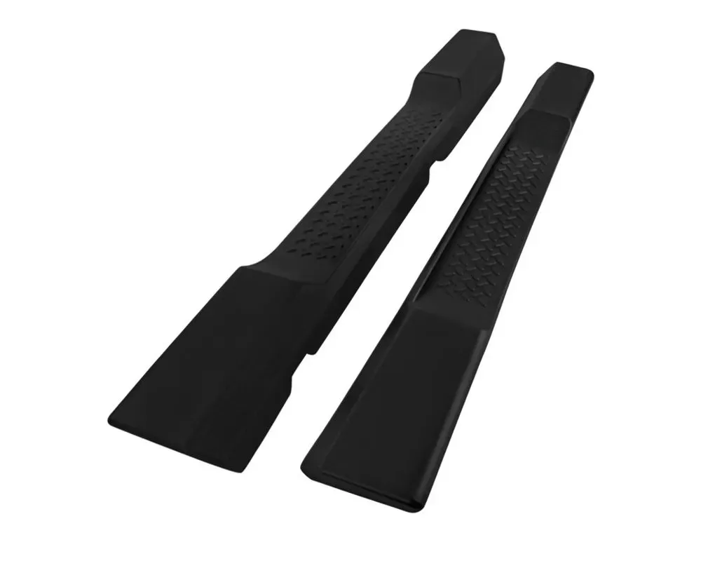 Spec-D Black Coated ABS Factory Side Step Rail Nerf Barss/Running Boards Jeep Wrangler 2DR 2007-2016 - SSBOE-WRG072BK-HK