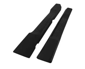Spec-D Black Coated ABS Factory Side Step Rail Nerf Barss/Running Boards Jeep Wrangler 2DR 2007-2016