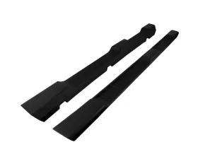 Spec-D Black Coated ABS Factory Side Step Rail Nerf Barss/Running Boards Jeep Wrangler 4DR 2007-2016