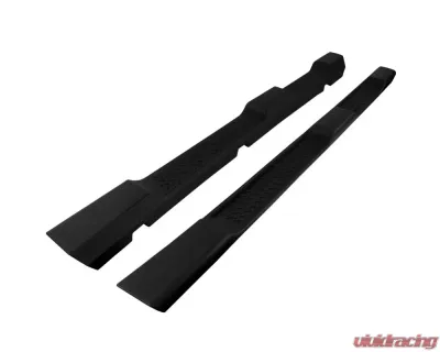 Spec-D Black Coated ABS Factory Side Step Rail Nerf Barss/Running Boards Jeep Wrangler 4DR 2007-2016 - SSBOE-WRG074BK-HK