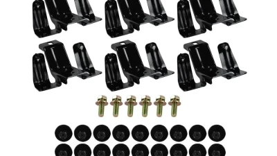 Spec-D Black ABS Factory Style Side Step Running Boards Jeep Wrangler 2007-2016                                     - SSBOE-WRG074BK-HK - Image 9