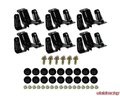 Spec-D Black Coated ABS Factory Side Step Rail Nerf Barss/Running Boards Jeep Wrangler 4DR 2007-2016 - SSBOE-WRG074BK-HK