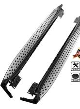 Spec-D Black Coated Silver Aluminum Side Step Rail Nerf Barss/Running Boards Mercedes Benz X164 GL-Class 2007-2012                                     - SSBOE-X16407-LN - Image 10