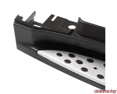 Spec-D Black Coated Silver Aluminum Side Step Rail Nerf Barss/Running Boards Mercedes Benz X164 GL-Class 2007-2012 - SSBOE-X16407-LN