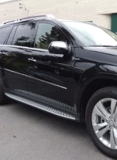 Spec-D Black Coated Silver Aluminum Side Step Rail Nerf Barss/Running Boards Mercedes Benz X164 GL-Class 2007-2012                                     - SSBOE-X16407-LN - Image 10