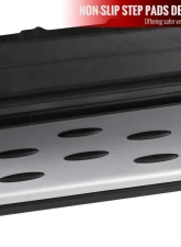 Spec-D Black Coated Silver Aluminum Side Step Rail Nerf Barss/Running Boards Mercedes Benz X166 GL | GLS-Class 2013-2018                                     - SSBOE-X16613-LN - Image 2