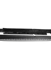 Spec-D Black Coated Silver Aluminum Side Step Rail Nerf Barss/Running Boards Mercedes Benz X166 GL | GLS-Class 2013-2018                                     - SSBOE-X16613-LN - Image 8