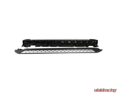 Spec-D Black Coated Silver Aluminum Side Step Rail Nerf Barss/Running Boards Mercedes Benz X204 GLK-Class 2010-2015 - SSBOE-X20410-LN