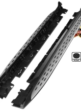 Spec-D Black Coated Silver Aluminum Side Step Rail Nerf Barss/Running Boards Mercedes Benz X253 GLC-Class 2016-2020                                     - SSBOE-X25316-LN - Image 10