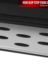 Spec-D Black Coated Silver Aluminum Side Step Rail Nerf Barss/Running Boards Mercedes Benz X253 GLC-Class 2016-2020                                     - SSBOE-X25316-LN - Image 2
