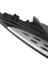 Spec-D Black Coated Silver Aluminum Side Step Rail Nerf Barss/Running Boards Mercedes Benz X253 GLC-Class 2016-2020                                     - SSBOE-X25316-LN - Image 3