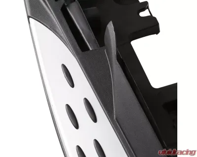 Spec-D Black Coated Silver Aluminum Side Step Rail Nerf Barss/Running Boards Mercedes Benz X253 GLC-Class 2016-2020 - SSBOE-X25316-LN