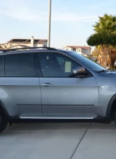 Spec-D Black Coated Silver Aluminum Side Step Rail Nerf Barss/Running Boards BMW E70 X5 2007-2013                                     - SSBOE-X507-LN - Image 10
