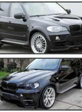Spec-D Aluminum Side Step Rail Nerf Bars Running Boards BMW X5 E70 2007-2012                                     - SSBOE-X507-NB - Image 7