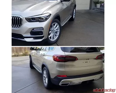 Spec-D Aluminum Side Step Rail Nerf Bars Running Boards BMW G05 X5 2019-2020 - SSBOE-X519-LN