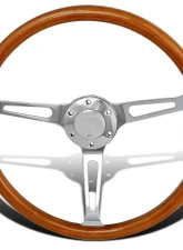 Spec-D 380mm 3-Spoke Wood Composite Steering Wheel                                     - SW-W-112 - Image 10