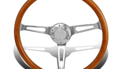 Spec-D 380mm 3-Spoke Wood Composite Steering Wheel                                     - SW-W-112 - Image 10