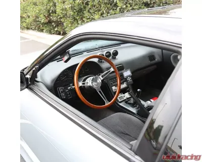 Spec-D 380mm 3-Spoke Wood Composite Steering Wheel - SW-W-112