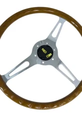 Spec-D 380mm 3-Spoke Wood Composite Steering Wheel                                     - SW-W-112 - Image 6