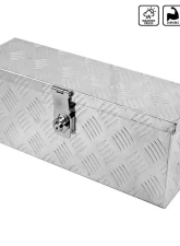 Spec-D Universal 20" Silver Aluminum Heavy Duty Truck Tool Box w/ Lock & Keys                                     - TBOX-ALM01 - Image 10