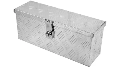 Spec-D Universal 20" Heavy Duty Silver Aluminum Tool Box w/ Lock & Keys                                     - TBOX-ALM01 - Image 10