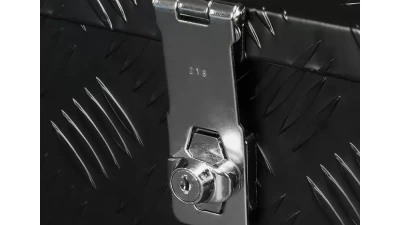 Spec-D Universal 20" Heavy Duty Black Aluminum Truck Tool Box w/ Lock & Keys                                     - TBOX-ALM01BK - Image 7