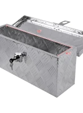 Spec-D Universal 20" Silver Aluminum Heavy Duty Truck Tool Box w/ Lock & Keys                                     - TBOX-ALM01 - Image 5