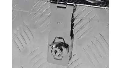 Spec-D Universal 20" Heavy Duty Silver Aluminum Tool Box w/ Lock & Keys                                     - TBOX-ALM01 - Image 7