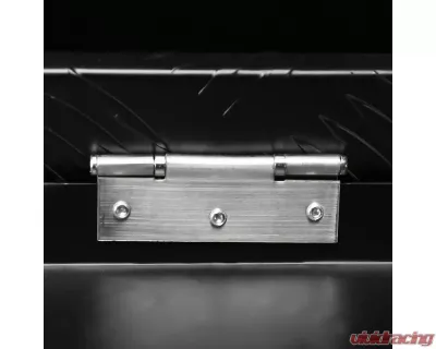 Spec-D Universal 31" Heavy Duty Black Aluminum Tool Box w/ Side Handles, Lock, & Keys - TBOX-ALM03BK