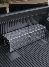 Spec-D Universal 31" Silver Aluminum Heavy Duty Truck Tool Box w/ Side Handles, Lock & Keys                                     - TBOX-ALM03 - Image 3