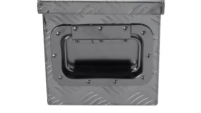 Spec-D Universal 31" Heavy Duty Silver Aluminum Tool Box w/ Side Handles, Lock, & Keys                                     - TBOX-ALM03 - Image 7