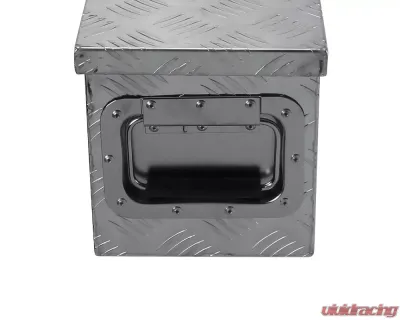 Spec-D Universal 31" Silver Aluminum Heavy Duty Truck Tool Box w/ Side Handles, Lock & Keys - TBOX-ALM03