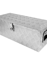 Spec-D Universal 30" Silver Aluminum Heavy Duty Truck Tool Box w/ Side Handles, Lock & Keys                                     - TBOX-ALM05 - Image 10