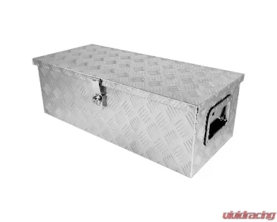 Spec-D Universal 30" Silver Aluminum Heavy Duty Truck Tool Box w/ Side Handles, Lock & Keys - TBOX-ALM05