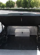 Spec-D Universal 30" Silver Aluminum Heavy Duty Truck Tool Box w/ Side Handles, Lock & Keys                                     - TBOX-ALM05 - Image 5