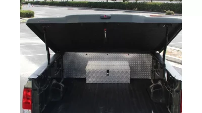 Spec-D Universal 30" Heavy Duty Aluminum Truck Tool Box w/ Side Handles, Lock & Keys                                     - TBOX-ALM05 - Image 5