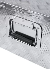 Spec-D Universal 30" Silver Aluminum Heavy Duty Truck Tool Box w/ Side Handles, Lock & Keys                                     - TBOX-ALM05 - Image 9