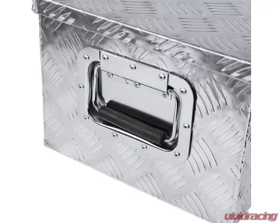 Spec-D Universal 30" Silver Aluminum Heavy Duty Truck Tool Box w/ Side Handles, Lock & Keys - TBOX-ALM05