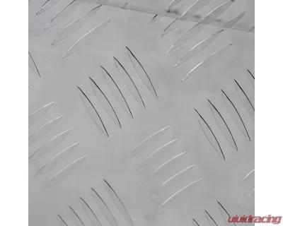 Spec-D Universal 44" Heavy Duty Silver Aluminum Truck Tool Box w/ Side Handles, Lock, & Keys - TBOX-ALM06