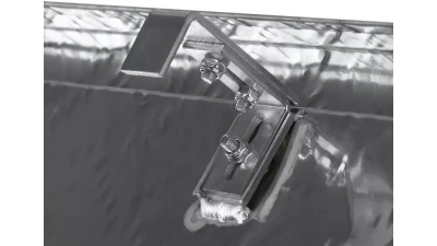 Spec-D Universal 44" Heavy Duty Silver Aluminum Truck Tool Box w/ Side Handles, Lock, & Keys                                     - TBOX-ALM06 - Image 9