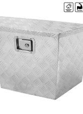 Spec-D Universal 15-28" Silver Aluminum Heavy Duty Truck Trailer Tongue Tool Box w/ Lock & Keys                                     - TBOX-ALM08 - Image 10