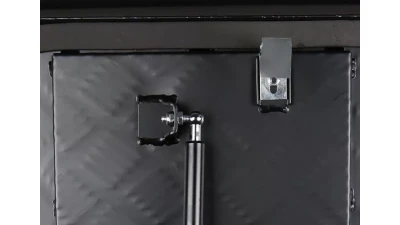 Spec-D Universal 15~28" Black Heavy Duty Aluminum Truck Trailer Tongue Tool Box w/ Lock & Keys                                     - TBOX-ALM08BK - Image 9