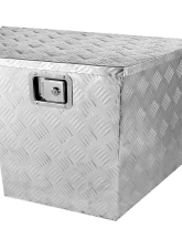Spec-D Universal 15-29" Silver Aluminum Heavy Duty Truck Trailer Tongue Tool Box w/ Lock & Keys                                     - TBOX-ALM09 - Image 10