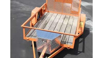 Spec-D Universal 15~29" Silver Heavy Duty Aluminum Truck Trailer Tongue Tool Box w/ Lock & Keys                                     - TBOX-ALM09 - Image 5