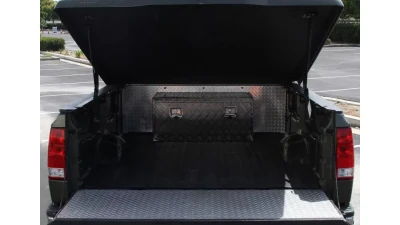 Spec-D Universal 36" Heavy Duty Black Aluminum Underbody Truck Tool Box w/ T-Handle Latches, Locks, & Keys                                     - TBOX-ALM11BK - Image 9